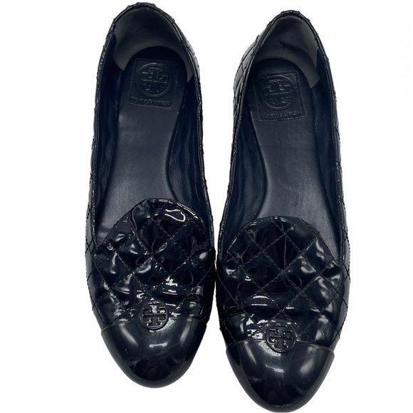 Tory Burch Shoes Tory Burch Kaitlin Black Quilted Flats Poshmark